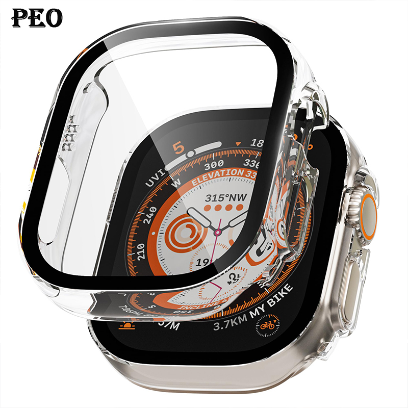 Smartwatch Band Accessories - Glass+ Cover For Apple Watch case