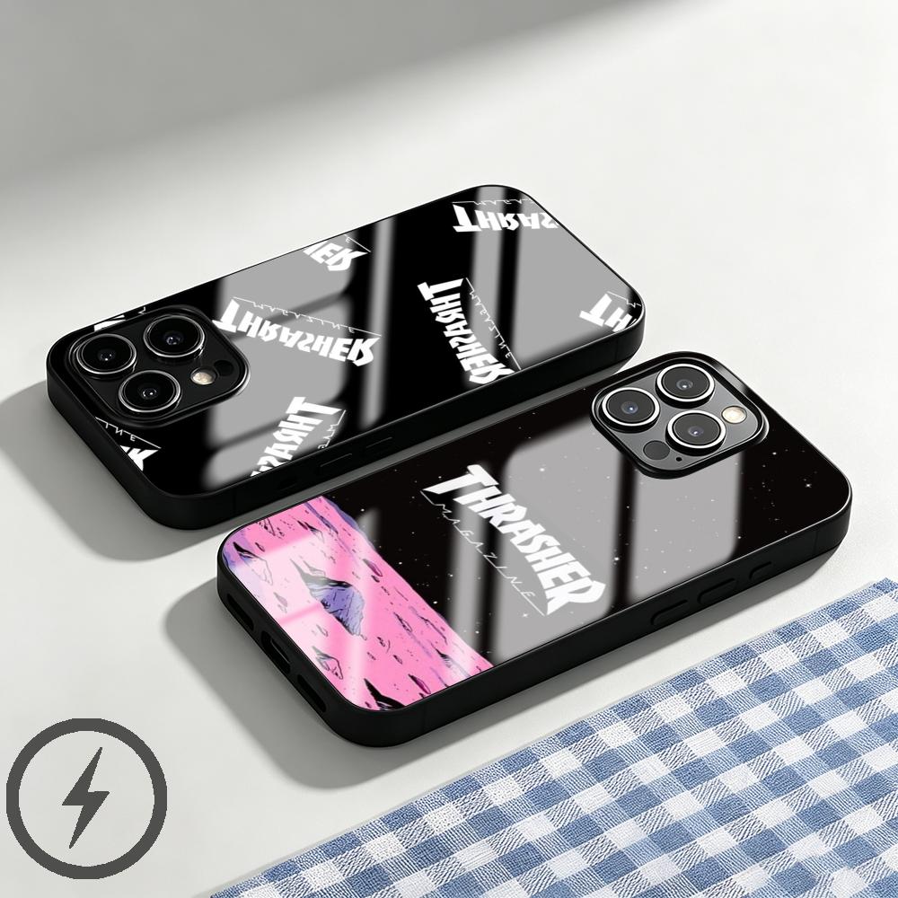 Screen Protector Film - Brand THRASHER Phone Case For iPhone