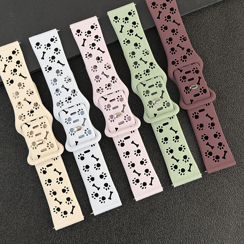 Hollow-out Dog Paw Strap 22mm  - Titan Smartwatch Accessories ulasan dan harga