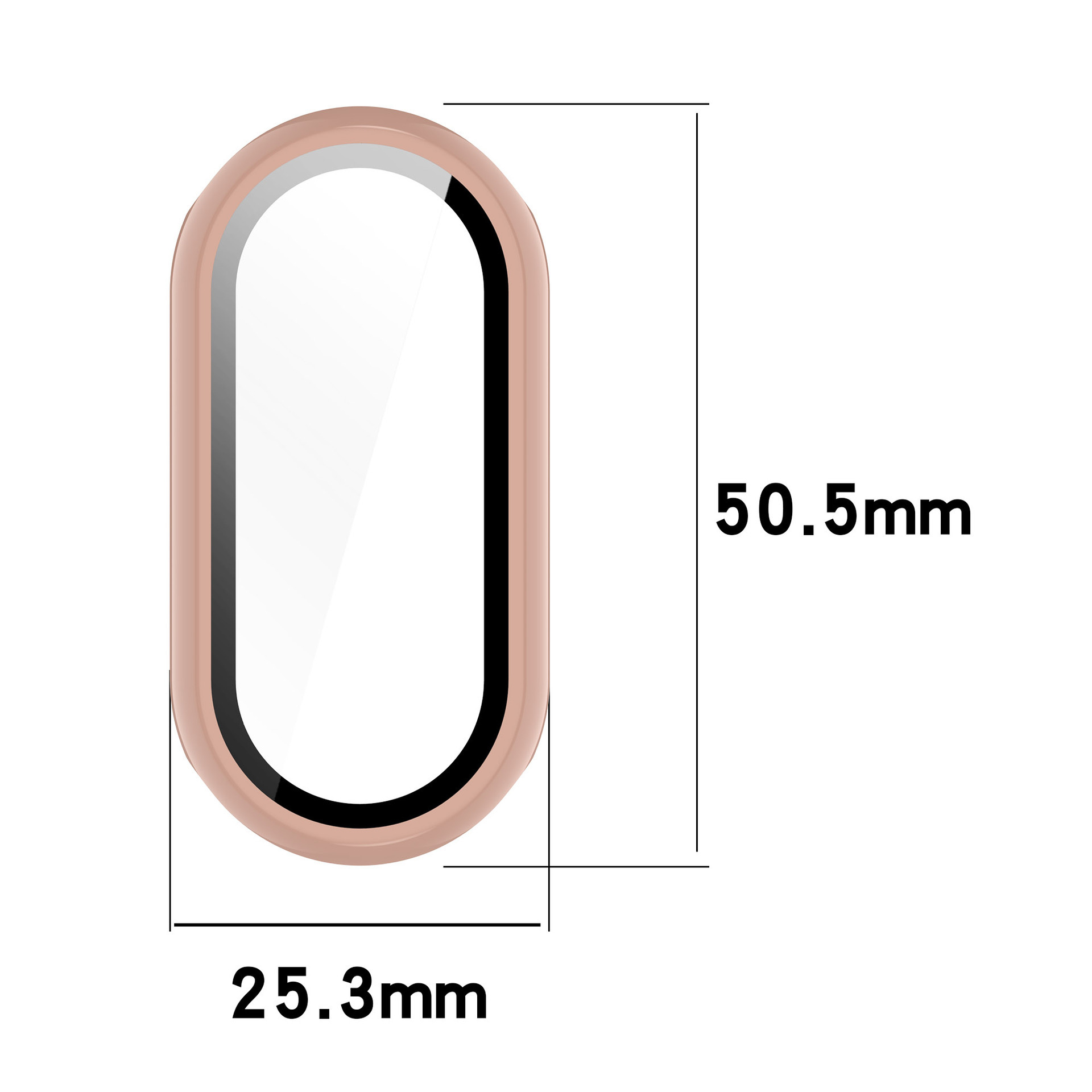 Tempered Glass+PC Case For Xia - Smartwatch Band Accessories ulasan dan harga