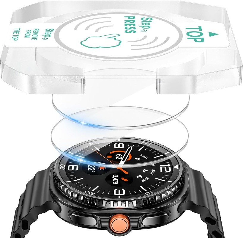 2PCS Tempered Glass For Samsun - Samsung Smartwatch Ultra Accessories ulasan dan harga