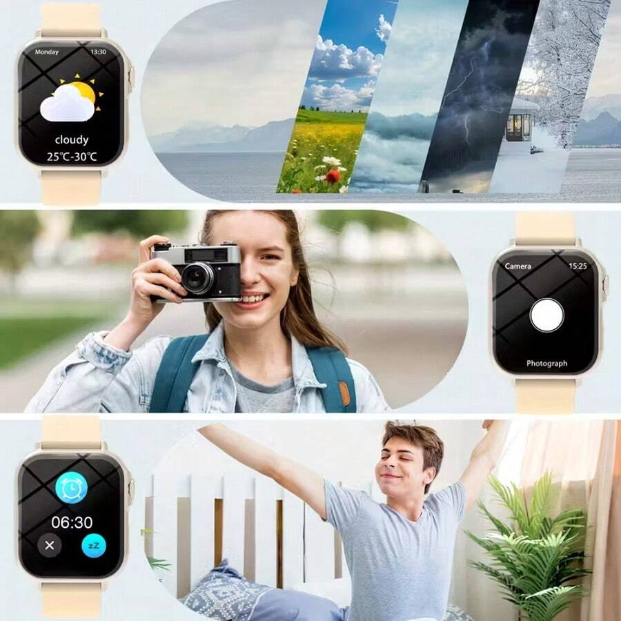1pc 2025 Smartwatch With Full  - Smartwatch Touch ulasan dan harga