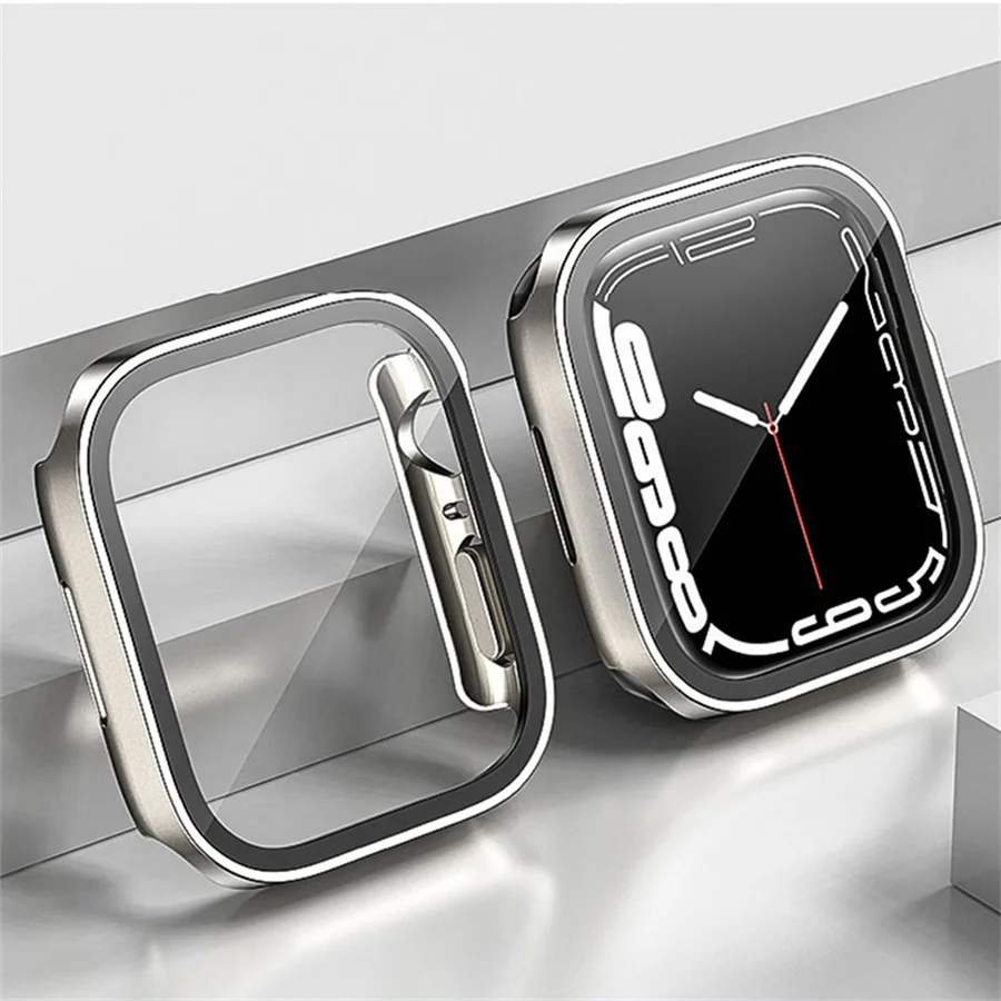 Glass+cover For Apple Watch ca - Apple Smartwatch Accessories ulasan dan harga