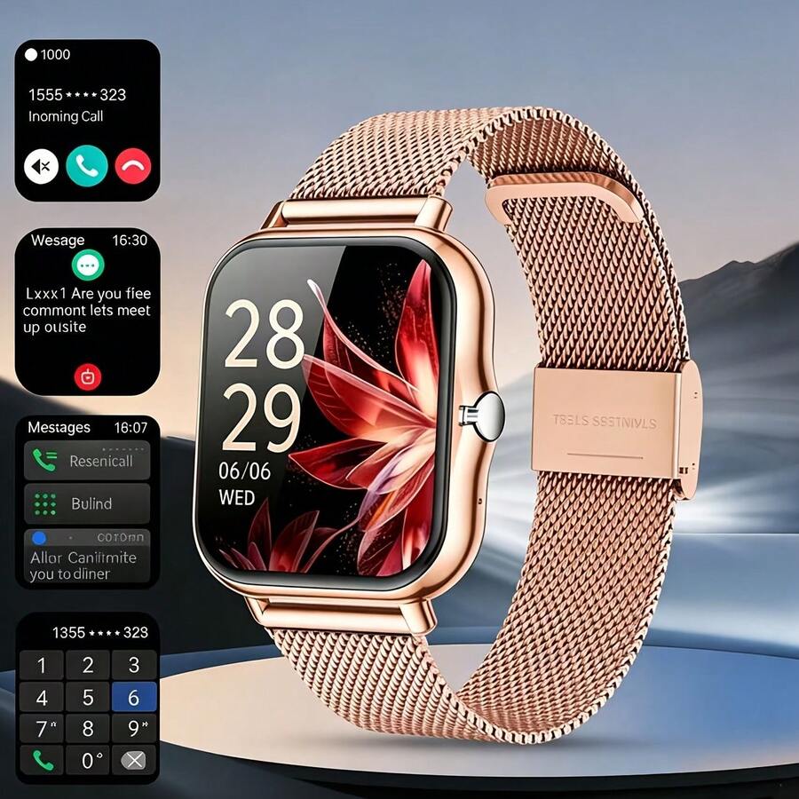 Smart Watch, Wireless Calling  - Smartwatch Touch ulasan dan harga