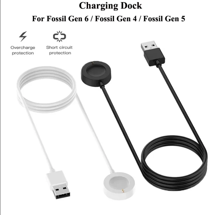 USB Magnetic Fast Charger Dock - Fossil Smartwatch Accessories ulasan dan harga