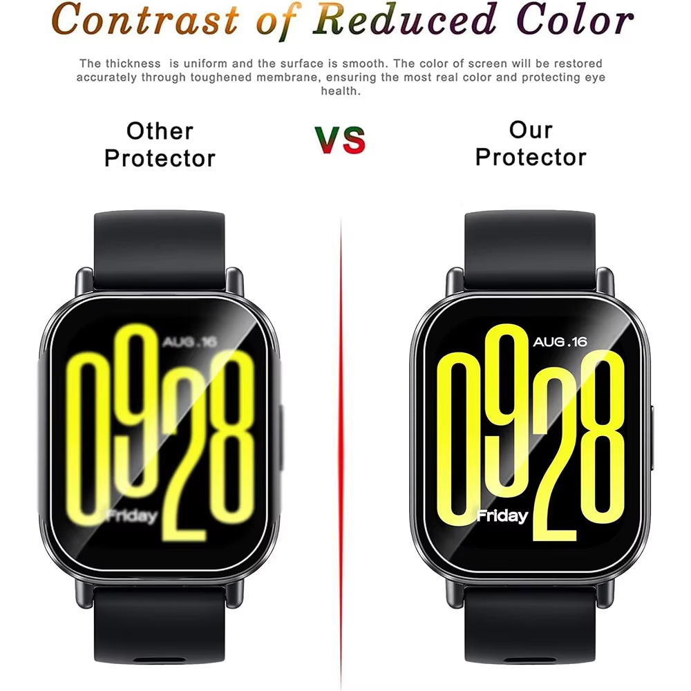 1-5Pcs Tempered Glass For Xiao - Watch Case Bumper ulasan dan harga