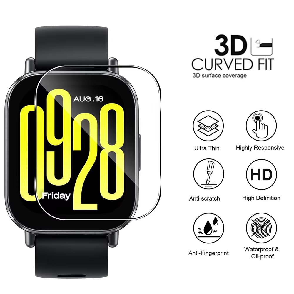 1-5Pcs Tempered Glass For Xiao - Watch Case Bumper ulasan dan harga