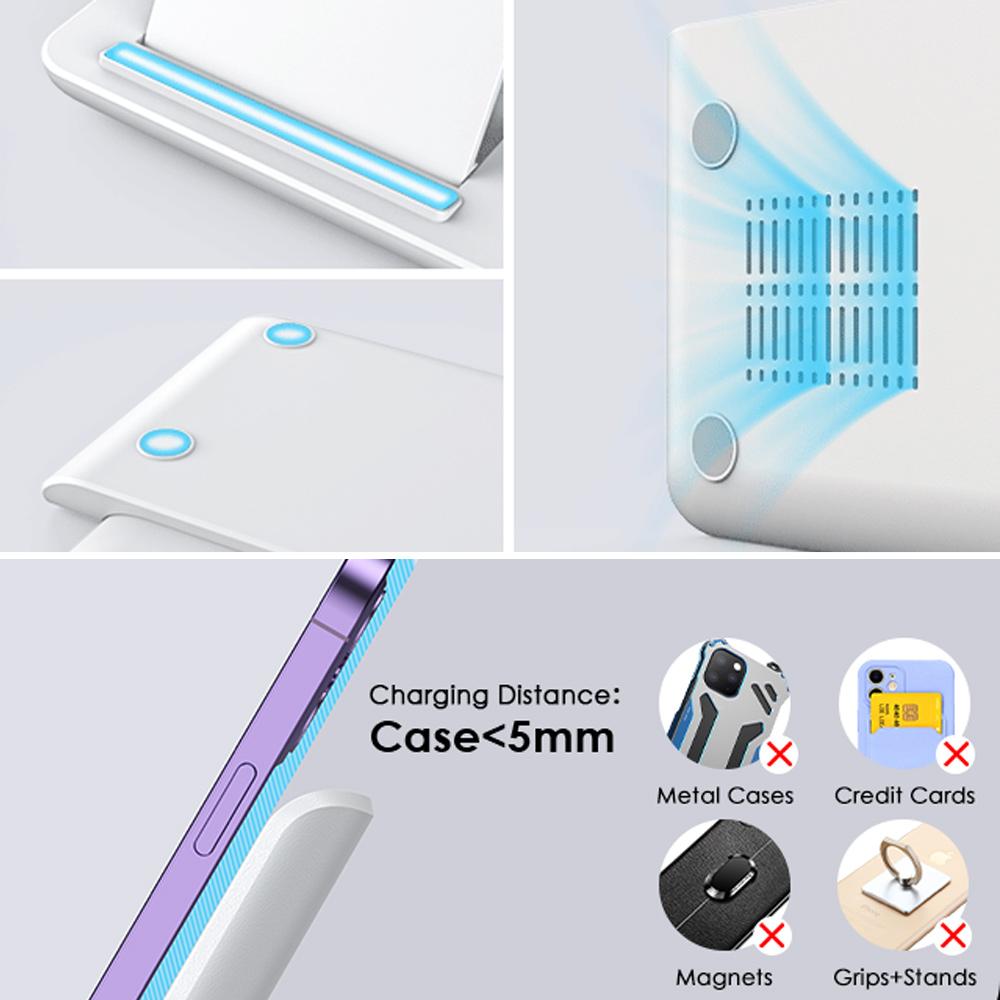 LED 3 in 1 Wireless Charger St - Watch Charging Dock ulasan dan harga