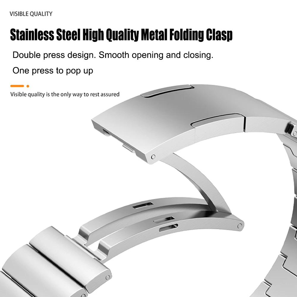 Official Metal Steel Strap For - Titan Smartwatch Accessories ulasan dan harga