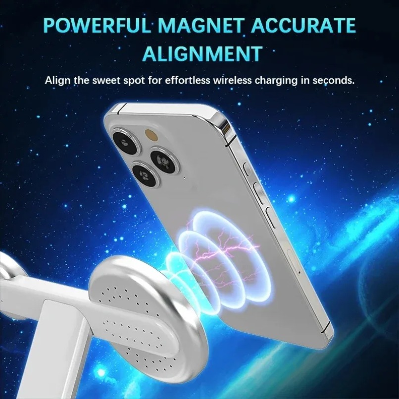 3 in 1 Wireless Charger Stand  - Watch Charging Dock ulasan dan harga