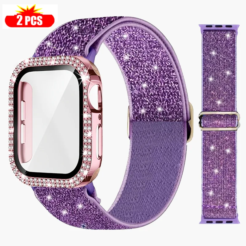 Band+Case for Apple Watch 45mm - Smartwatch Band Accessories ulasan dan harga