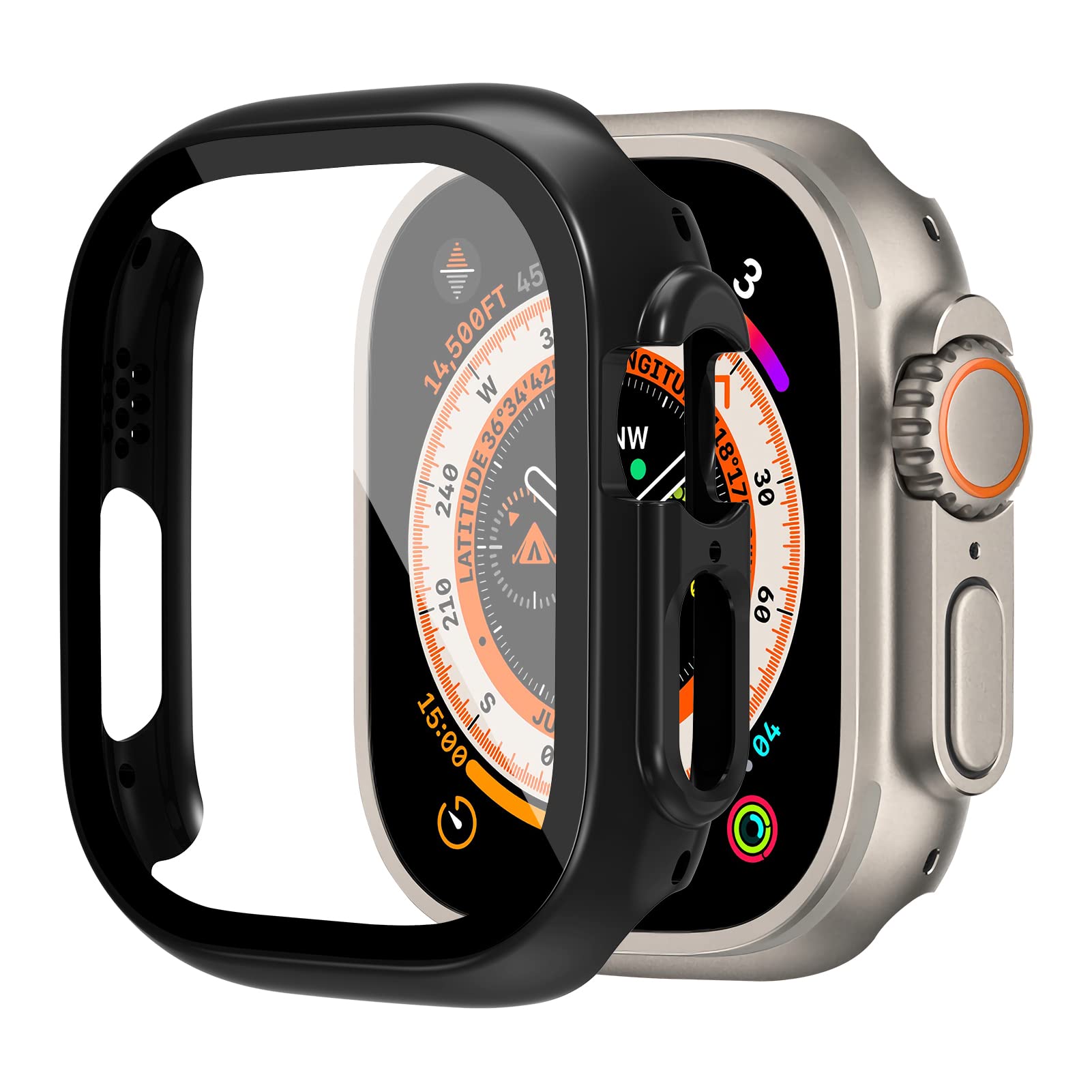 Glass+case For Apple Watch Ult - Apple Smartwatch Accessories ulasan dan harga