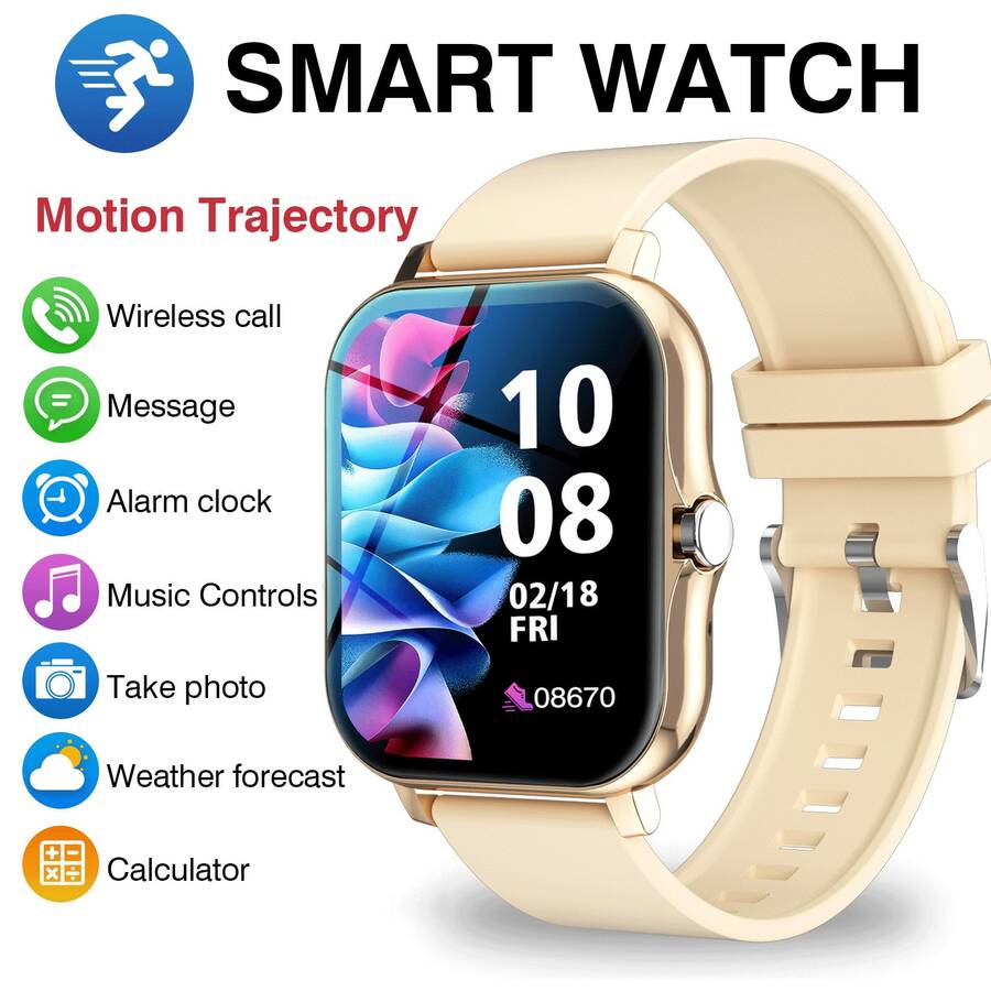 Smart Watch With Wireless Call - Smartwatch Touch ulasan dan harga