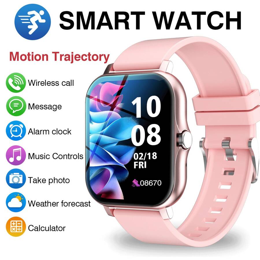 Smart Watch With Wireless Call - Smartwatch Touch ulasan dan harga