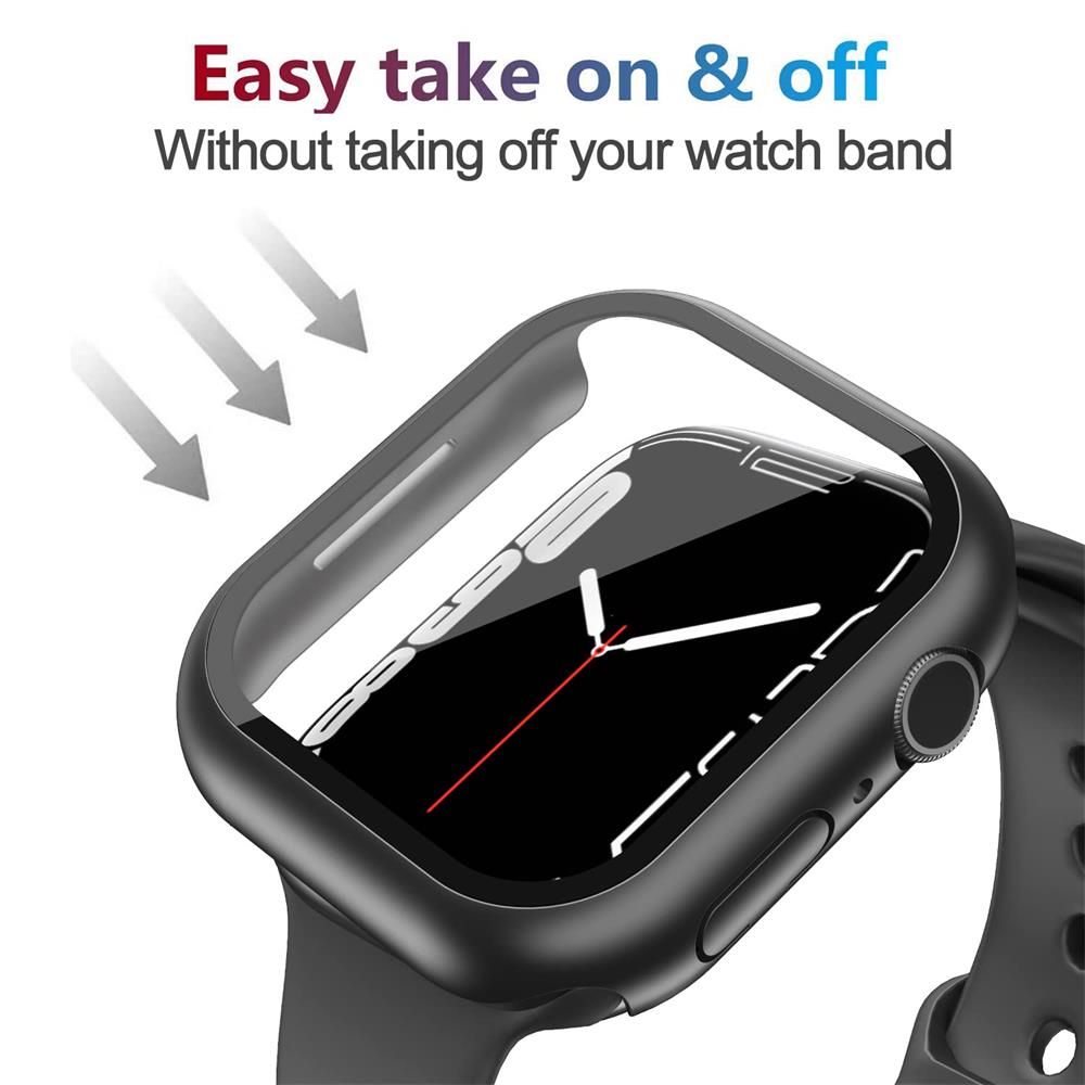 Glass+Cover For Apple Watch ca - Smartwatch Band Accessories ulasan dan harga