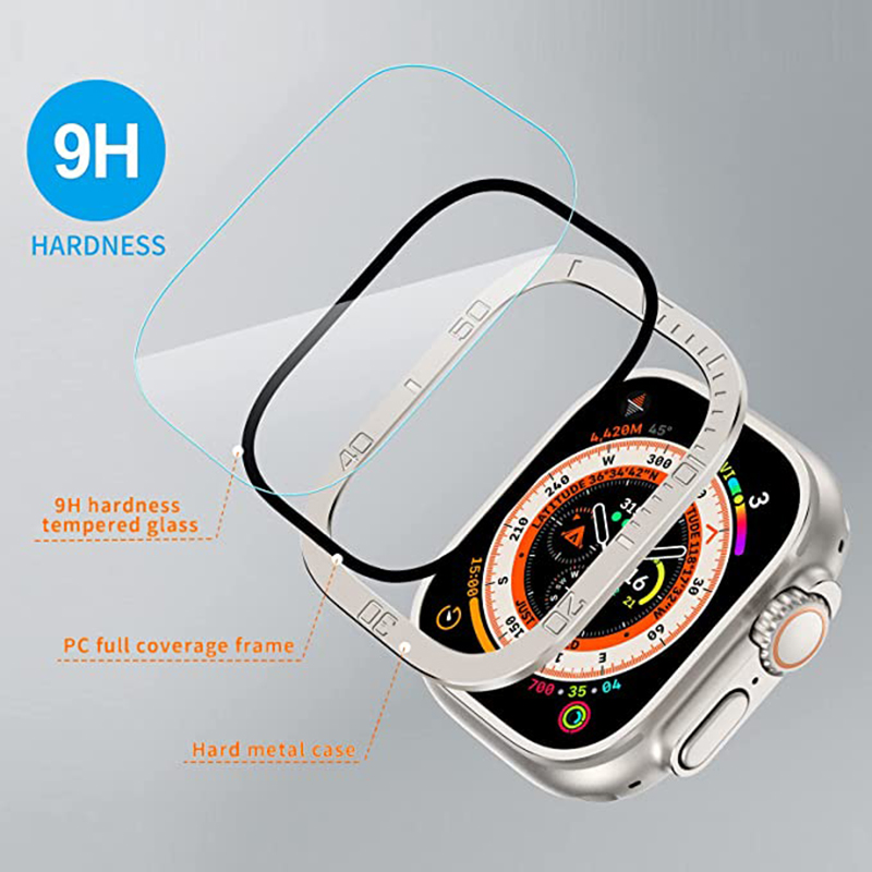 Tempered Glass for Apple Watch - Watch Case Bumper ulasan dan harga