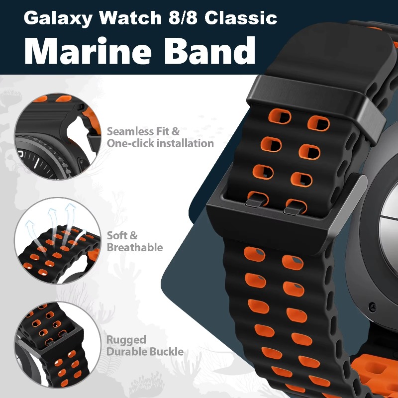 Two-Tone Strap For Samsung Gal - Samsung Smartwatch Ultra Accessories ulasan dan harga