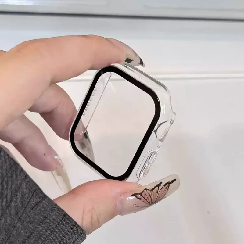 Glass + Case for Apple Watch 4 - Apple Smartwatch Accessories ulasan dan harga