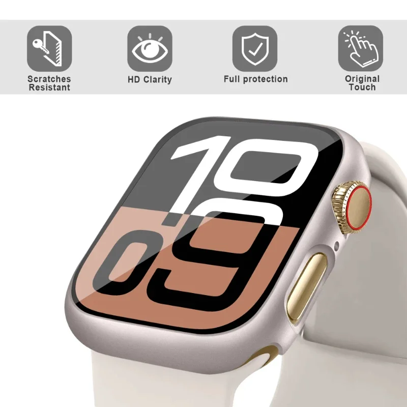 Glass + Case for Apple Watch 4 - Apple Smartwatch Accessories ulasan dan harga