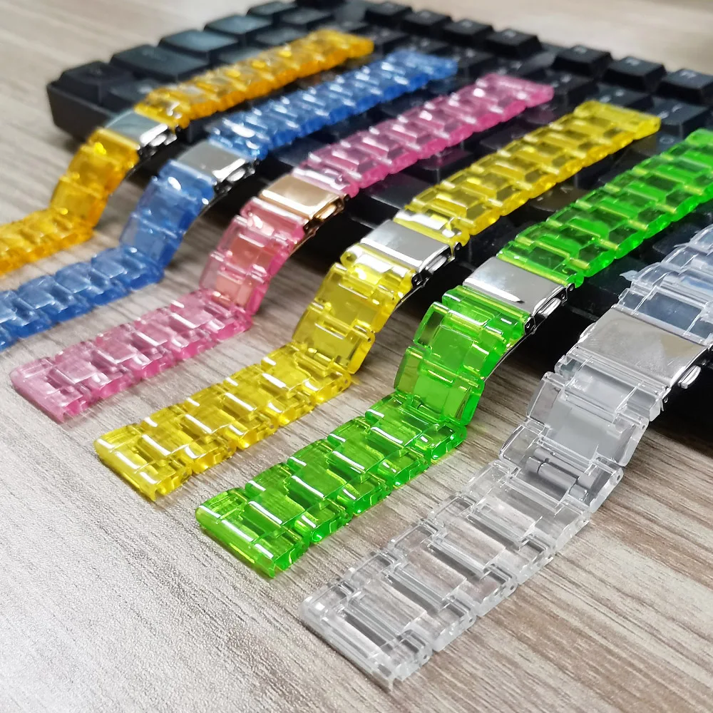 Transparent Glacier band for S - Titan Smartwatch Accessories ulasan dan harga