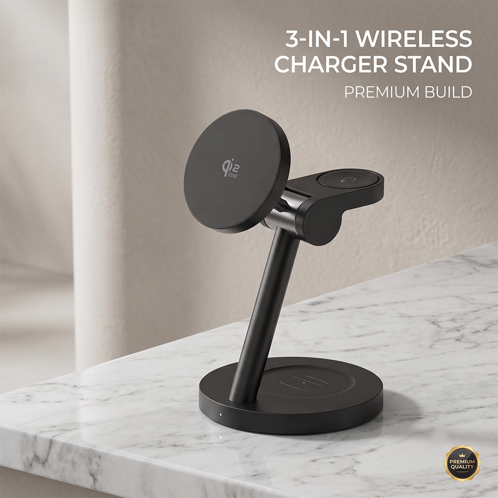 Qi2.2 25W Magnetic Fast Wirele - Watch Charging Dock ulasan dan harga