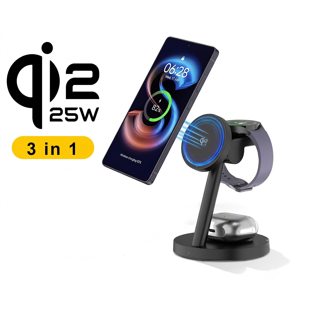 Qi2.2 25W Magnetic Fast Wirele - Watch Charging Dock ulasan dan harga