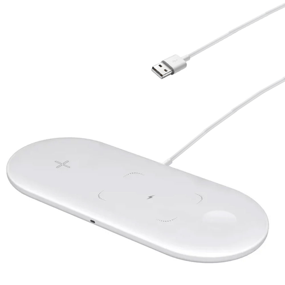 3-in-1 Wireless Charging Pad F - Watch Charging Dock ulasan dan harga
