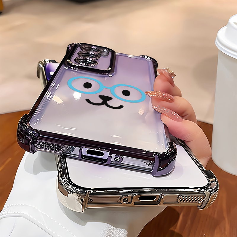 Graffiti Cute Blue Glasses Pho - Oppo A78 ulasan dan harga