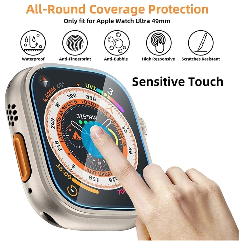 Tempered Glass for Apple Watch - Watch Case Bumper ulasan dan harga