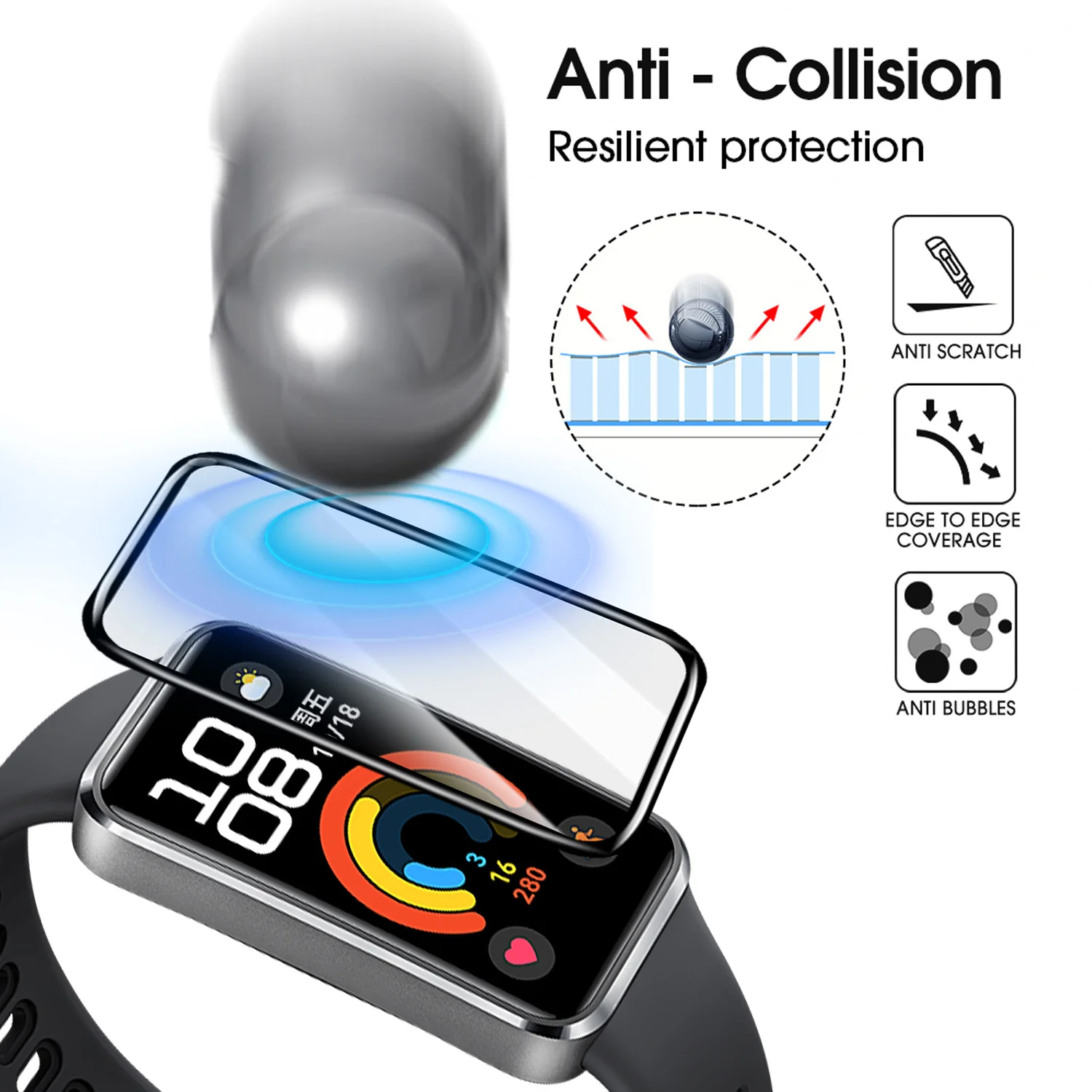 Flexible Screen Protectors for - Smartwatch Band Accessories ulasan dan harga