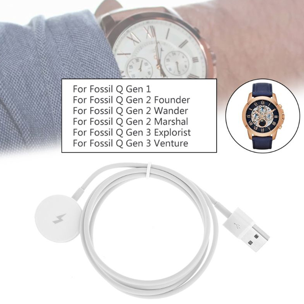 Watch Charger Cable USB Chargi - Fossil Smartwatch Accessories ulasan dan harga