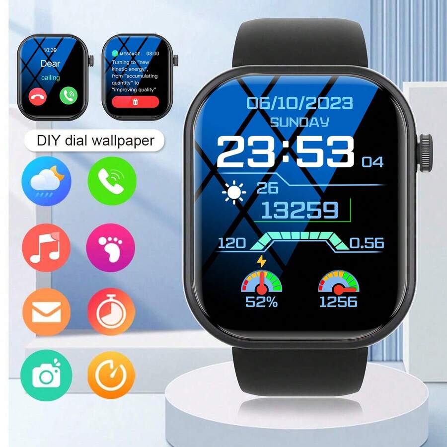 Smart Watch, Wireless Calling  - Smartwatch Touch ulasan dan harga