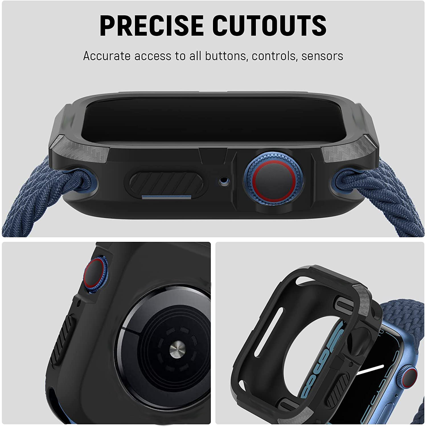 Rugged Cover for Apple Watch C - Apple Smartwatch Accessories ulasan dan harga